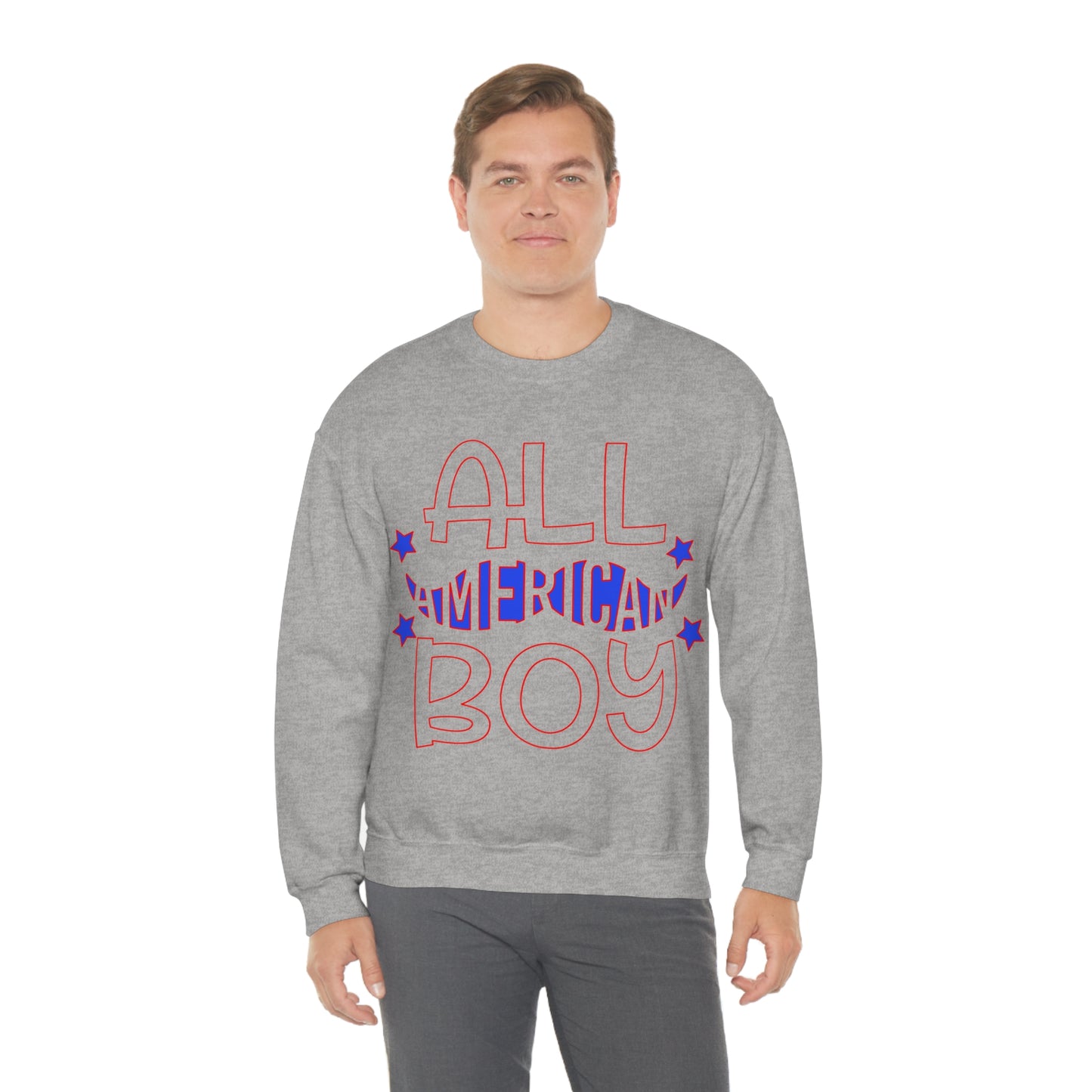 All American boy Crewneck Sweatshirt