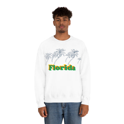 Florida Palm Tree Crewneck Sweatshirt