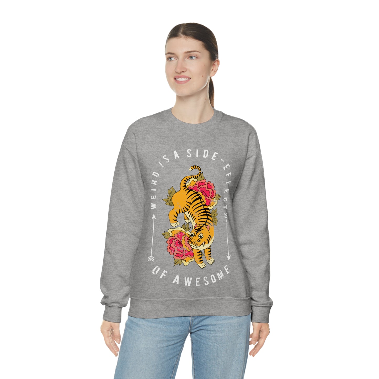 Weird is a side effect of Awesome Crewneck Sweatshirt