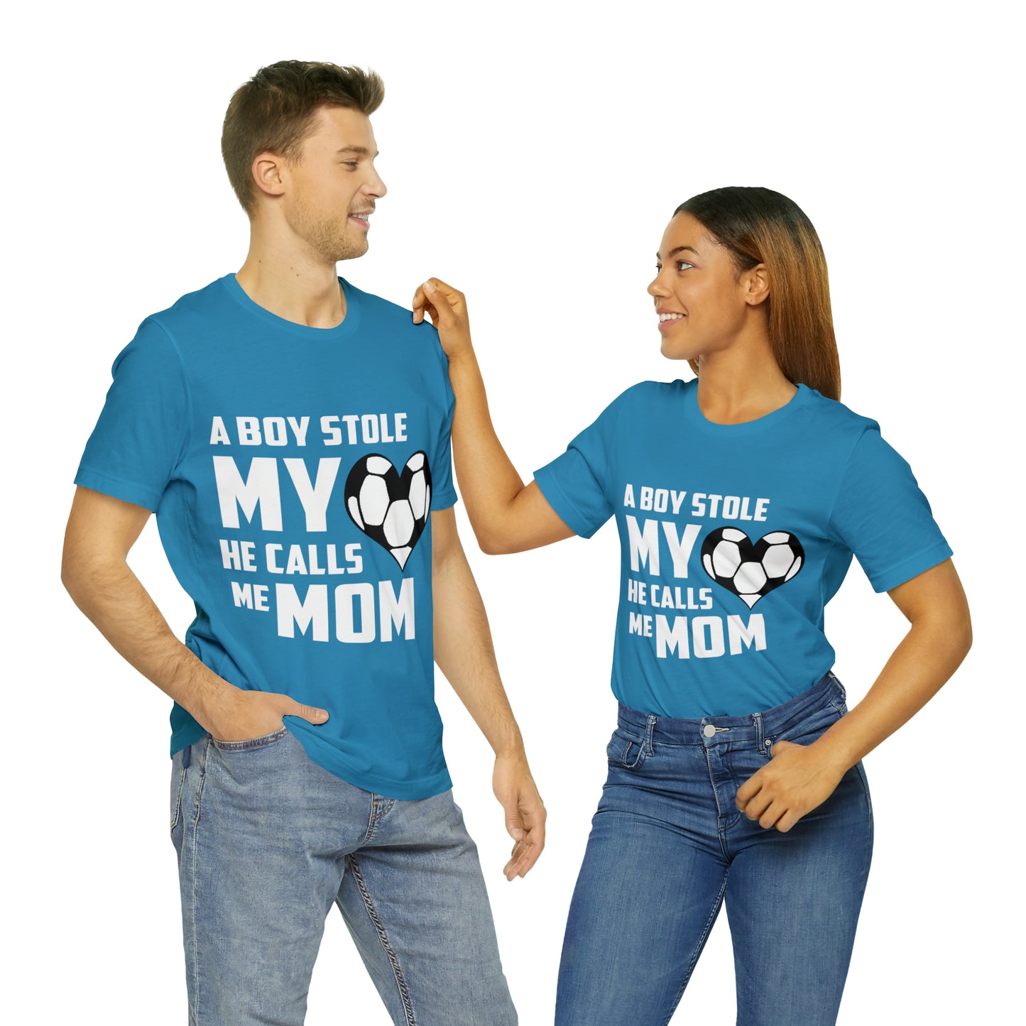 A boy stole my heart he calls me Mom T-Shirt