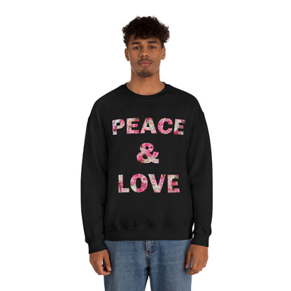 Peace & Love Crewneck Sweatshirt