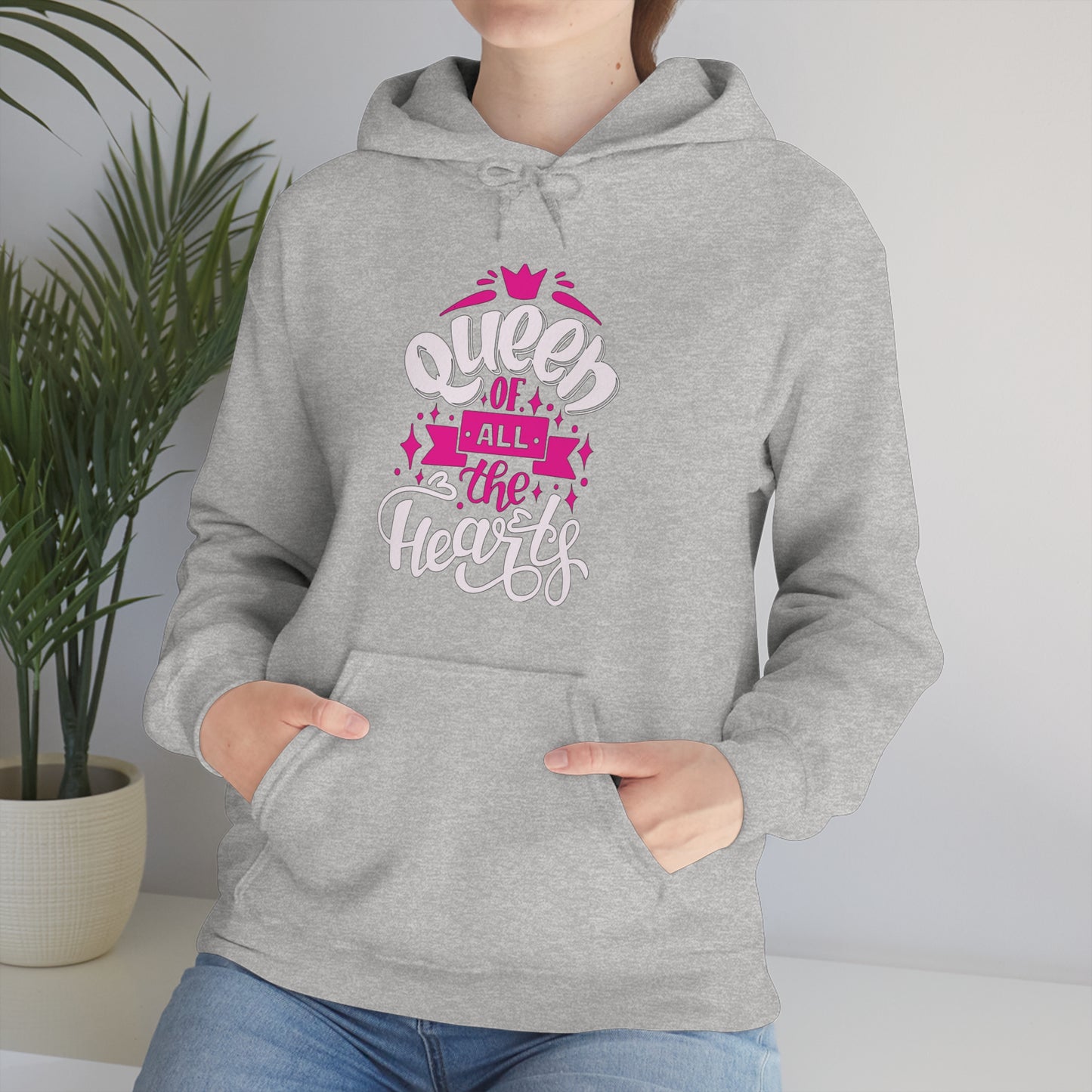 Queen of All The Hearts Hoodie