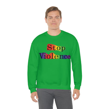 Stop Violence Crewneck Sweatshirt