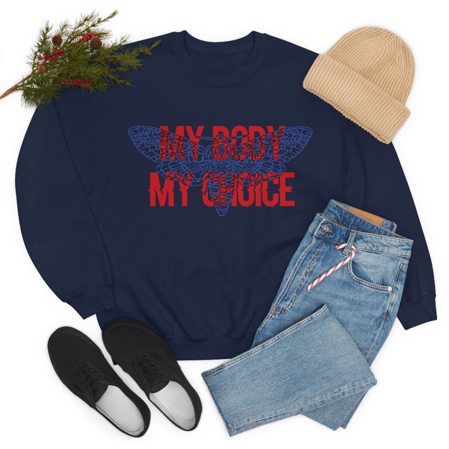 My Body Its My Choice Crewneck Sweatshirt