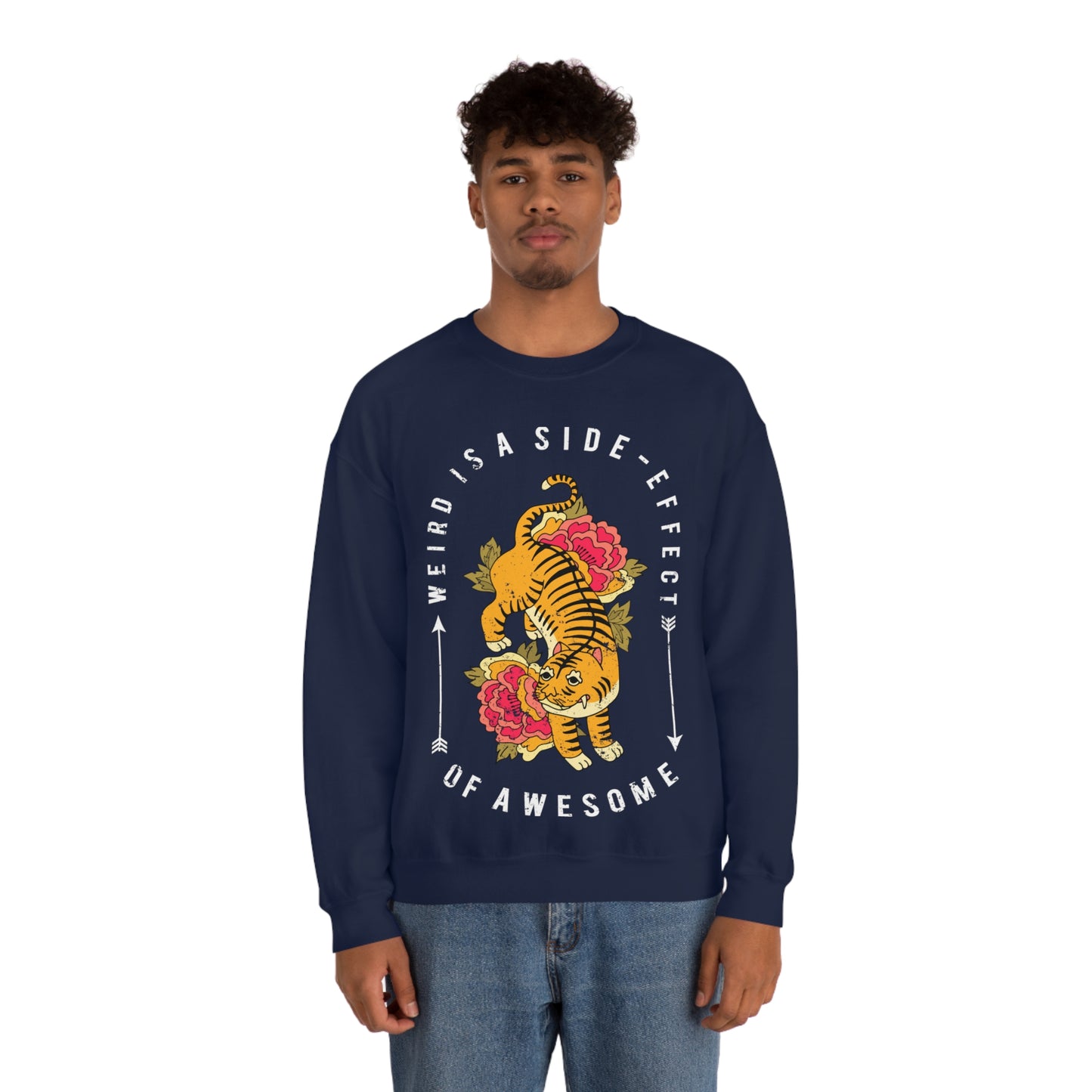 Weird is a side effect of Awesome Crewneck Sweatshirt