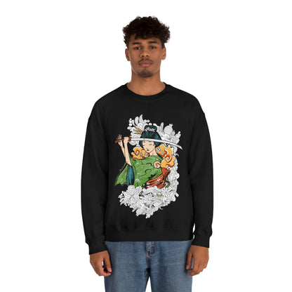 Female Samurai Crewneck Sweatshirt