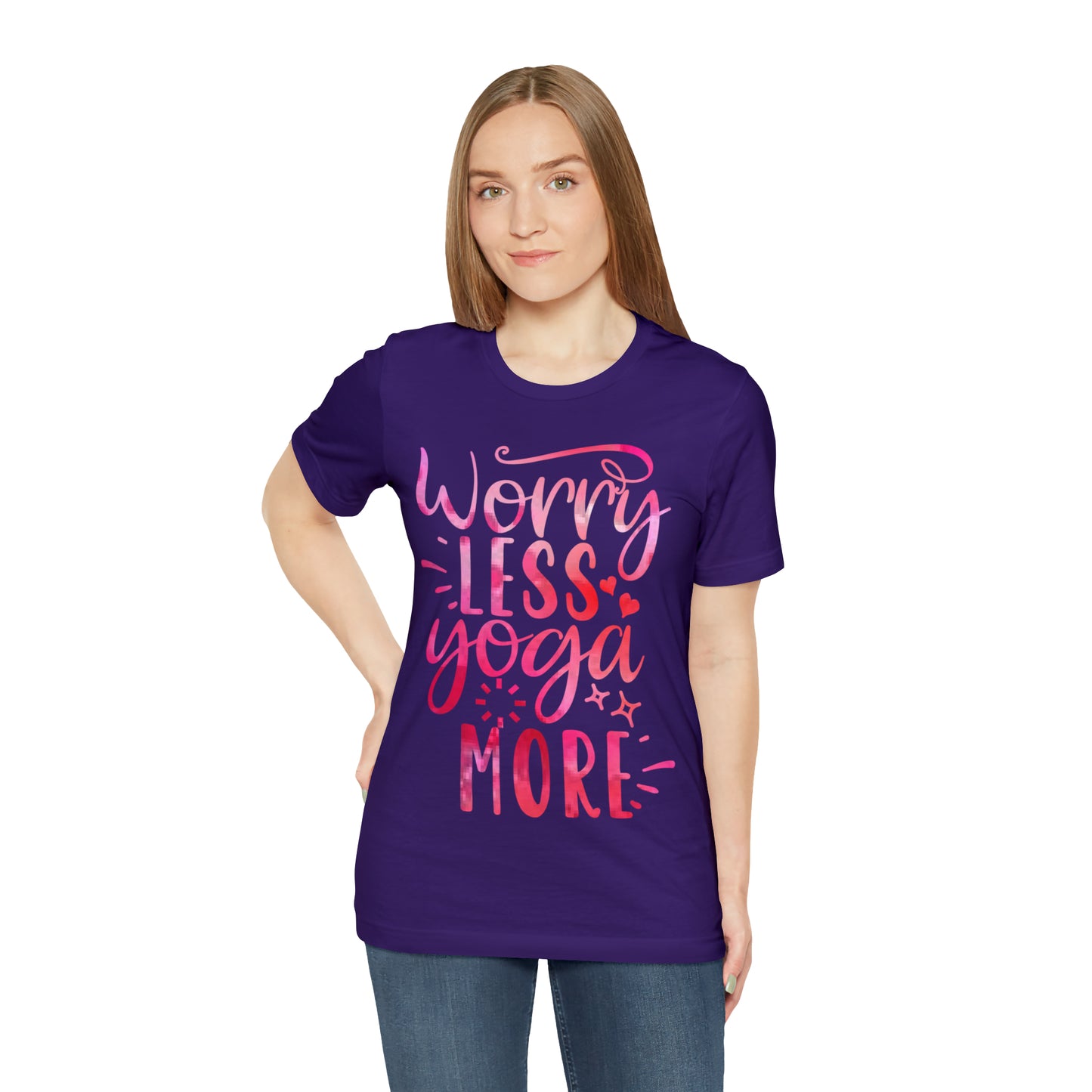 Worry Less Yoga More T-Shirt