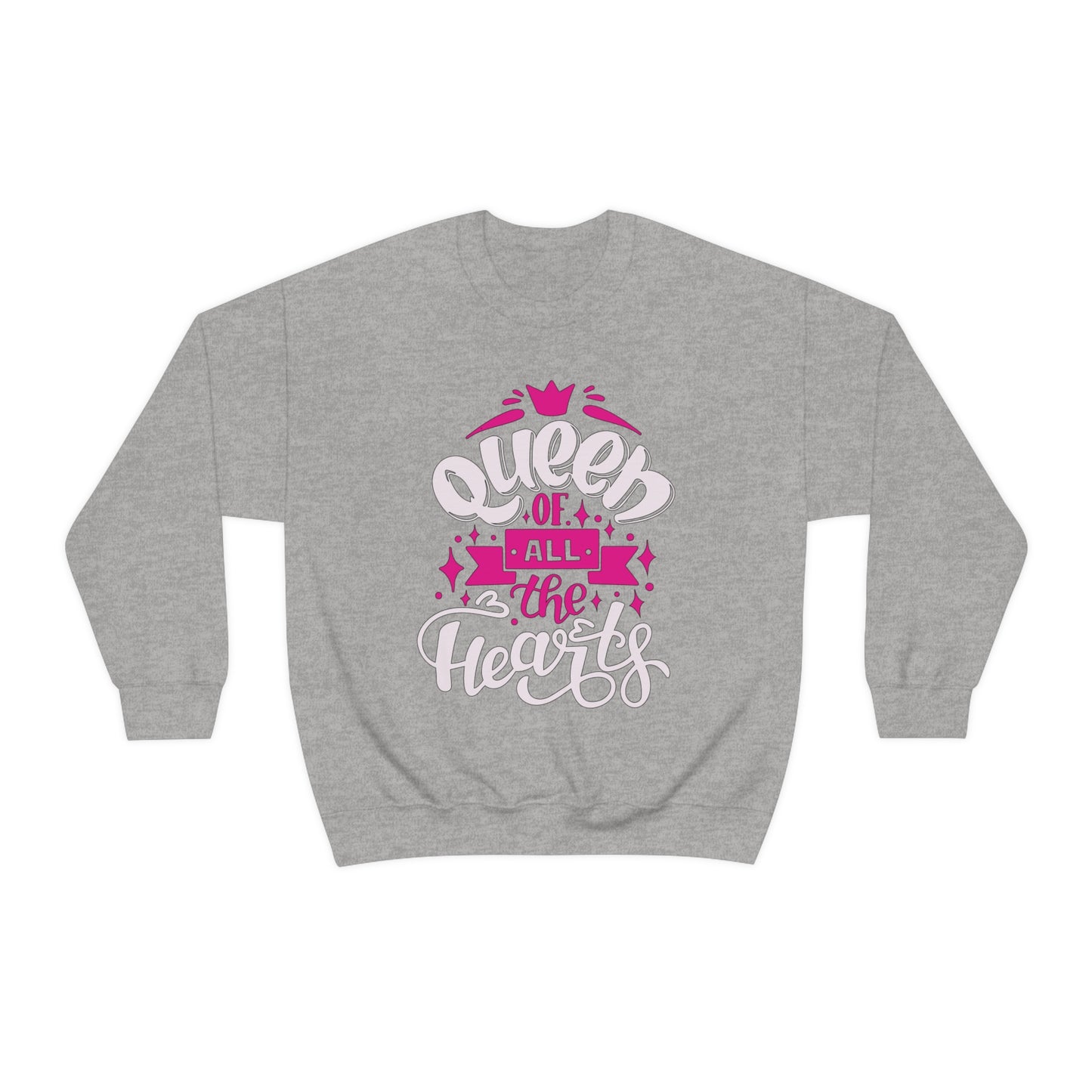 Queen of All The Hearts Crewneck Sweatshirt