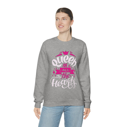 Queen of All The Hearts Crewneck Sweatshirt