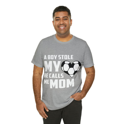 A boy stole my heart he calls me Mom T-Shirt