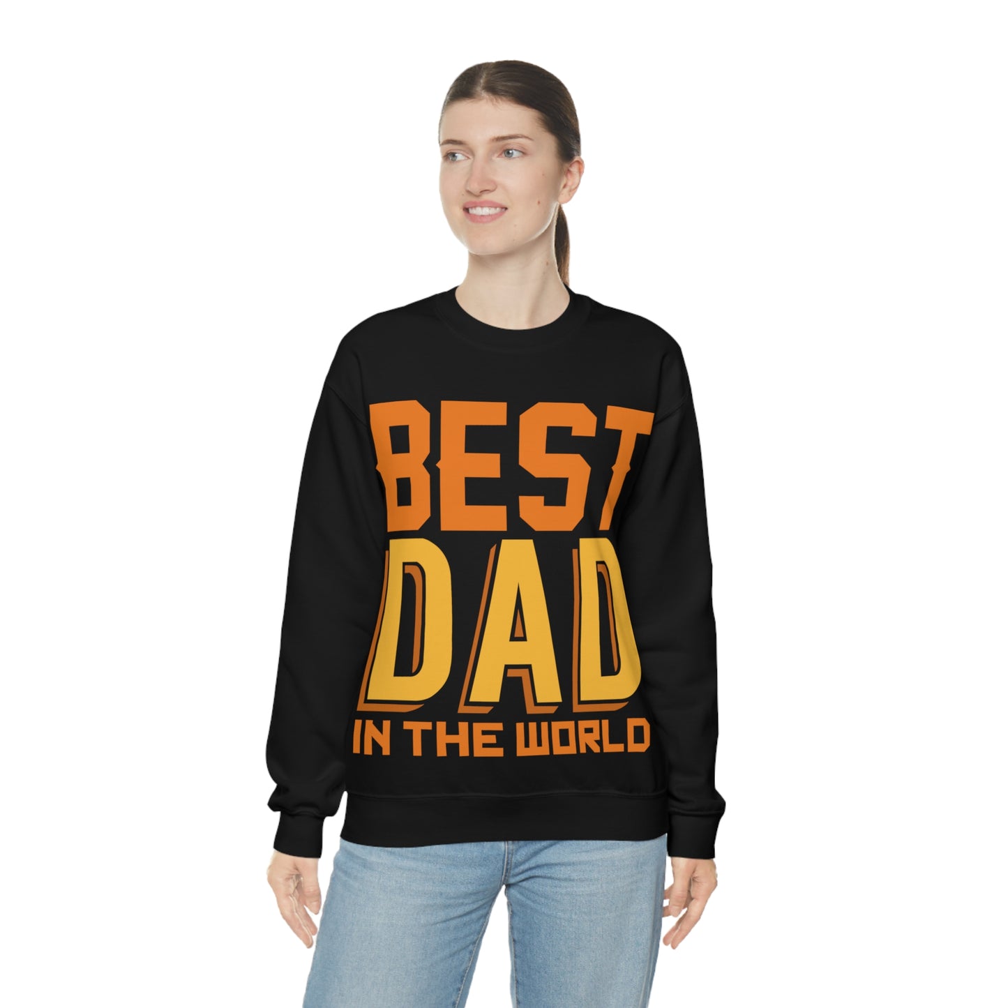 Best Dad in the world Crewneck Sweatshirt