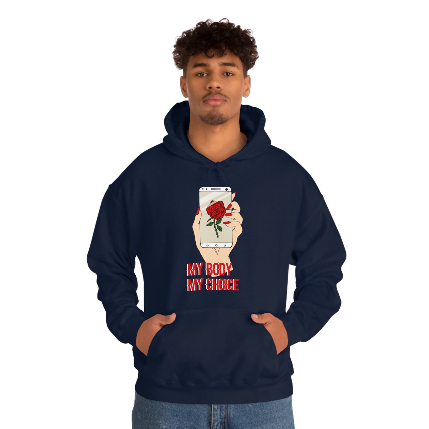 My Body is A Rose its My Choice Hoodie