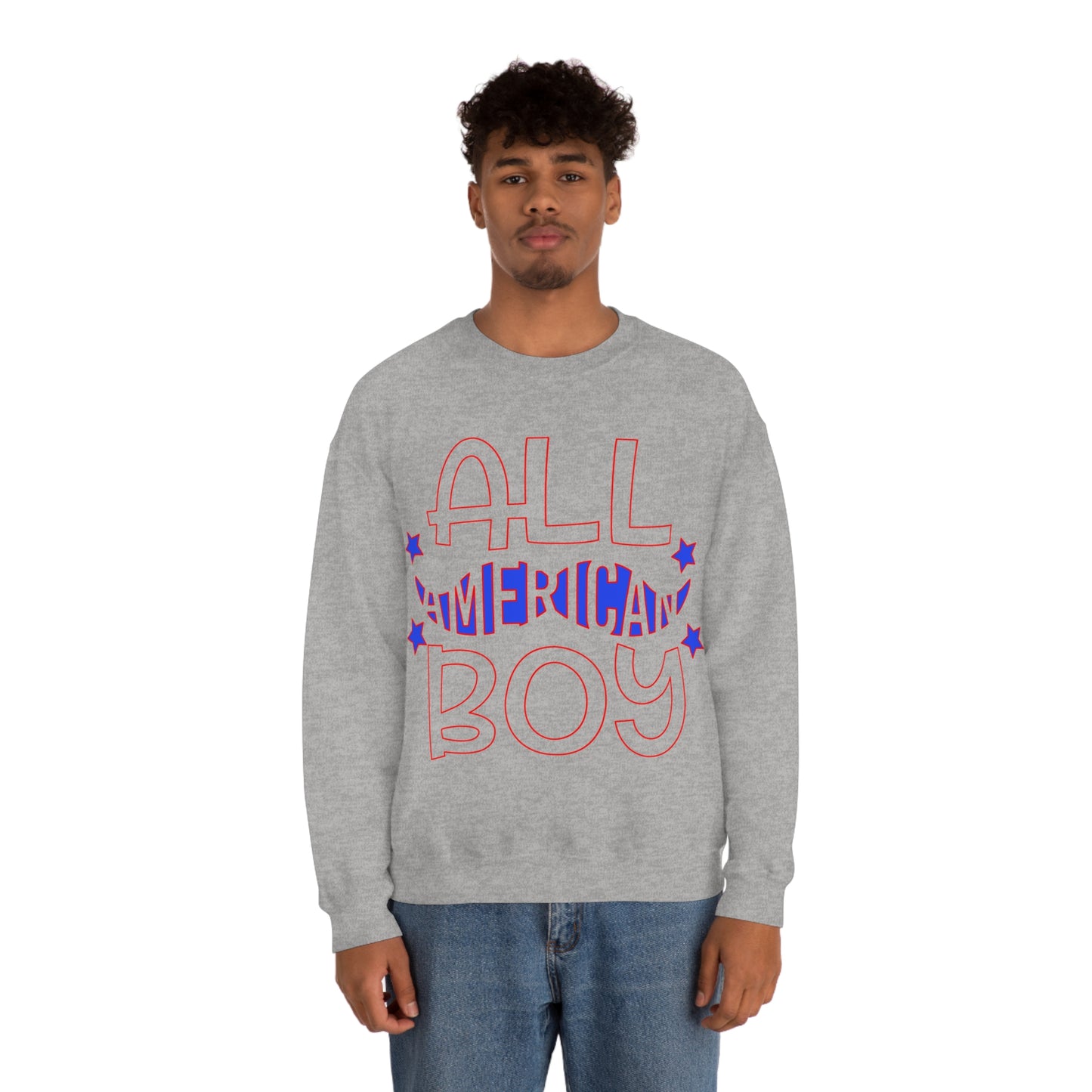 All American boy Crewneck Sweatshirt