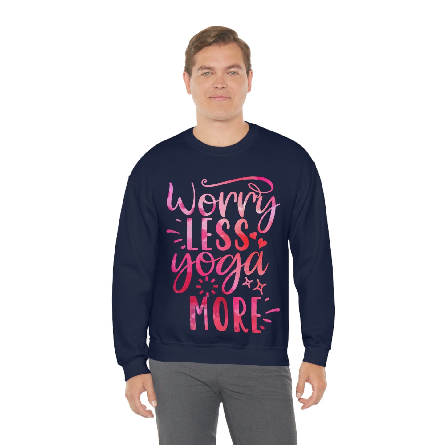 Worry Less Yoga More Crewneck Sweatshirt