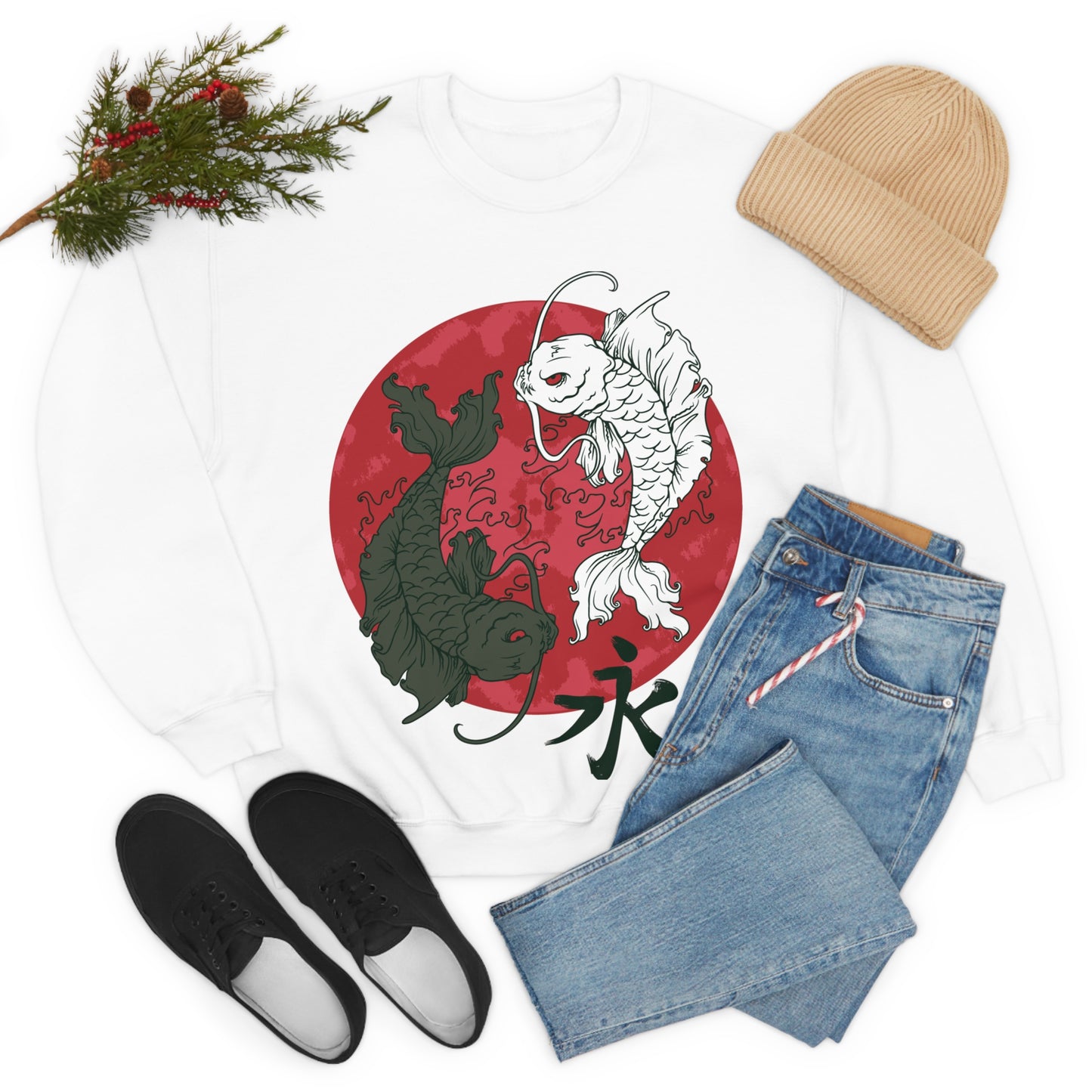 Koi Fish Crewneck Sweatshirt