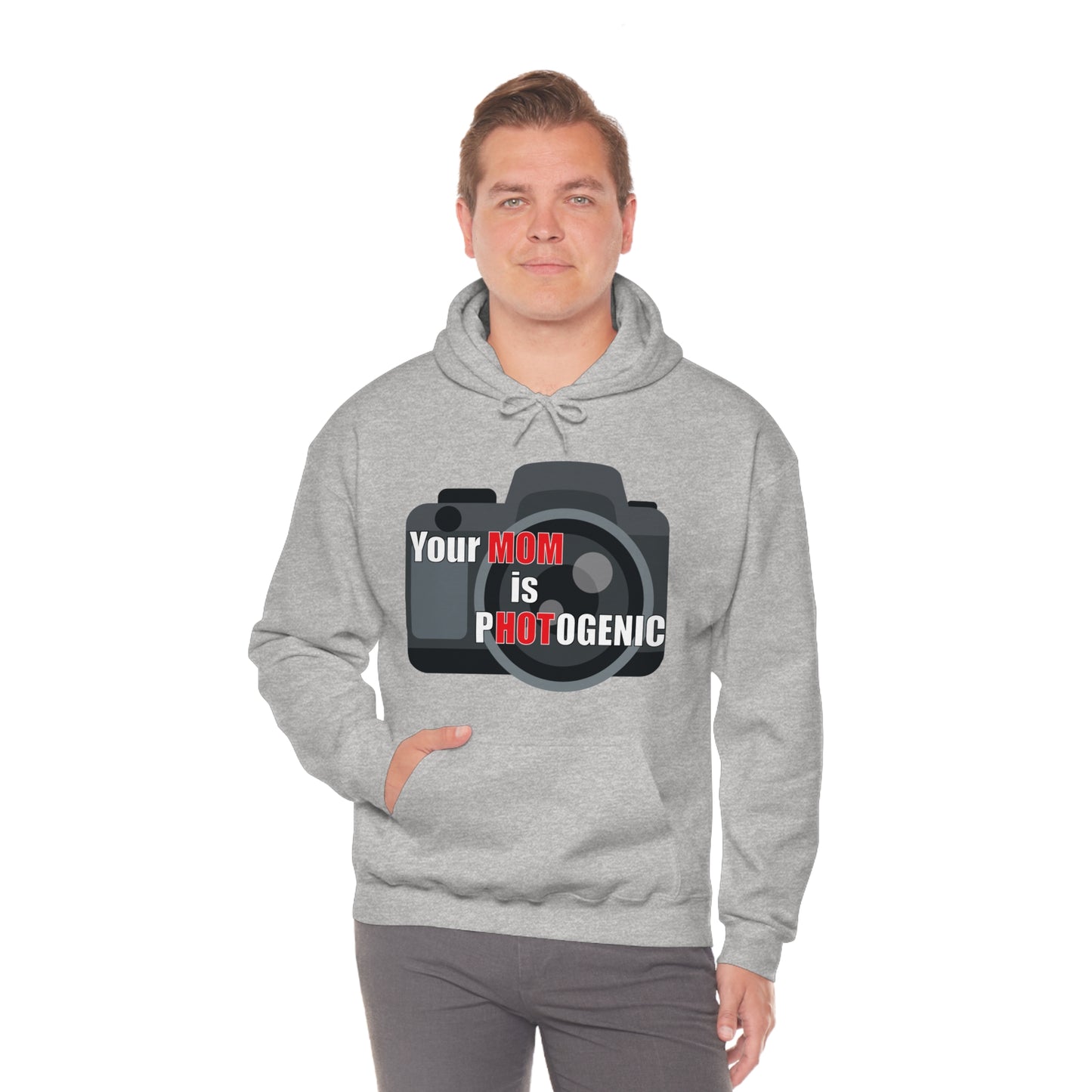 Your Mom is pHOTogenic Camera Hoodie