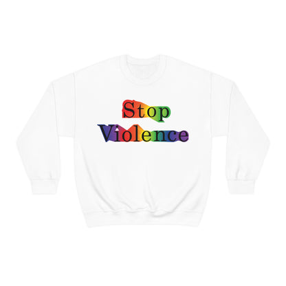 Stop Violence Crewneck Sweatshirt