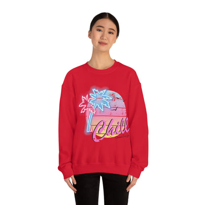 Chill Summer For Life Crewneck Sweatshirt