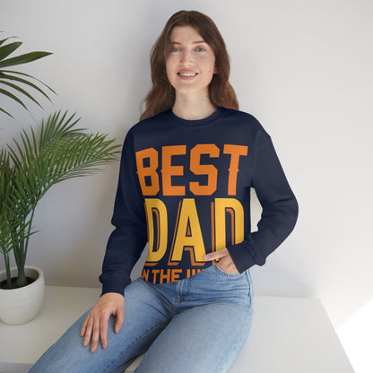 Best Dad in the world Crewneck Sweatshirt