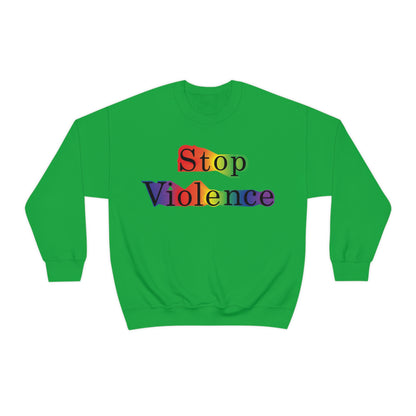 Stop Violence Crewneck Sweatshirt