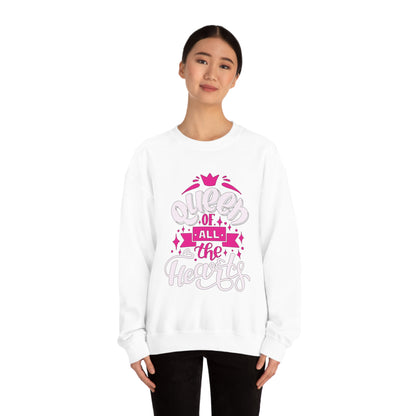 Queen of All The Hearts Crewneck Sweatshirt