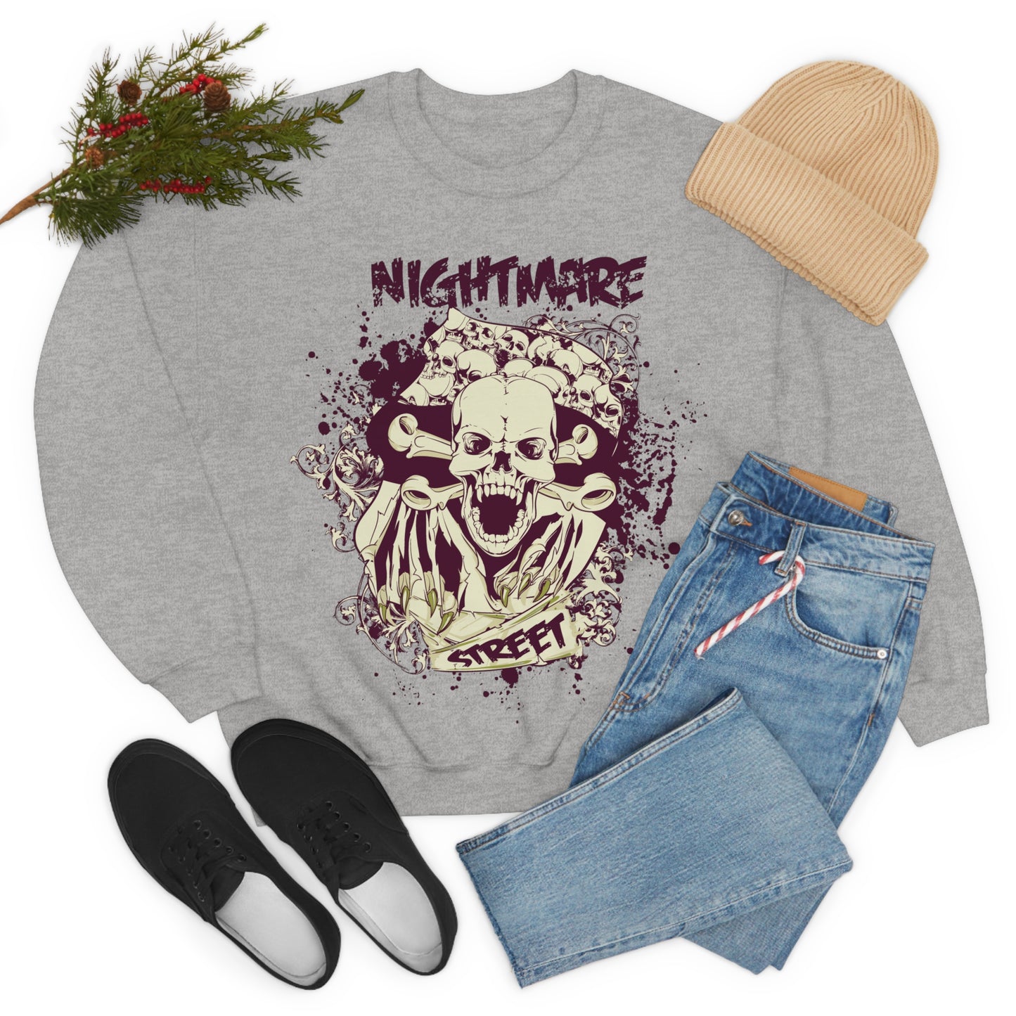 Nightmare Street Crewneck Sweatshirt