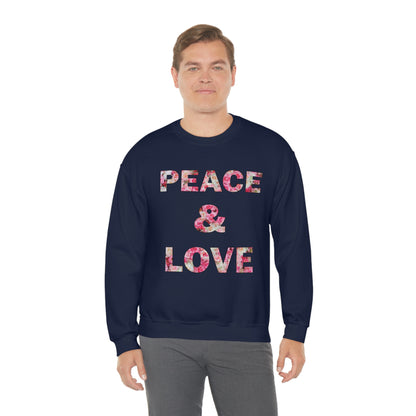 Peace & Love Crewneck Sweatshirt