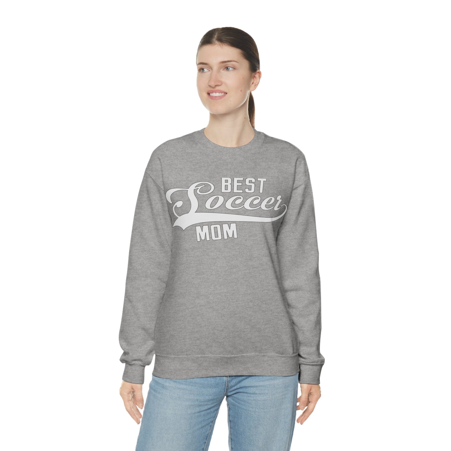 Best-soccer mom Crewneck Sweatshirt