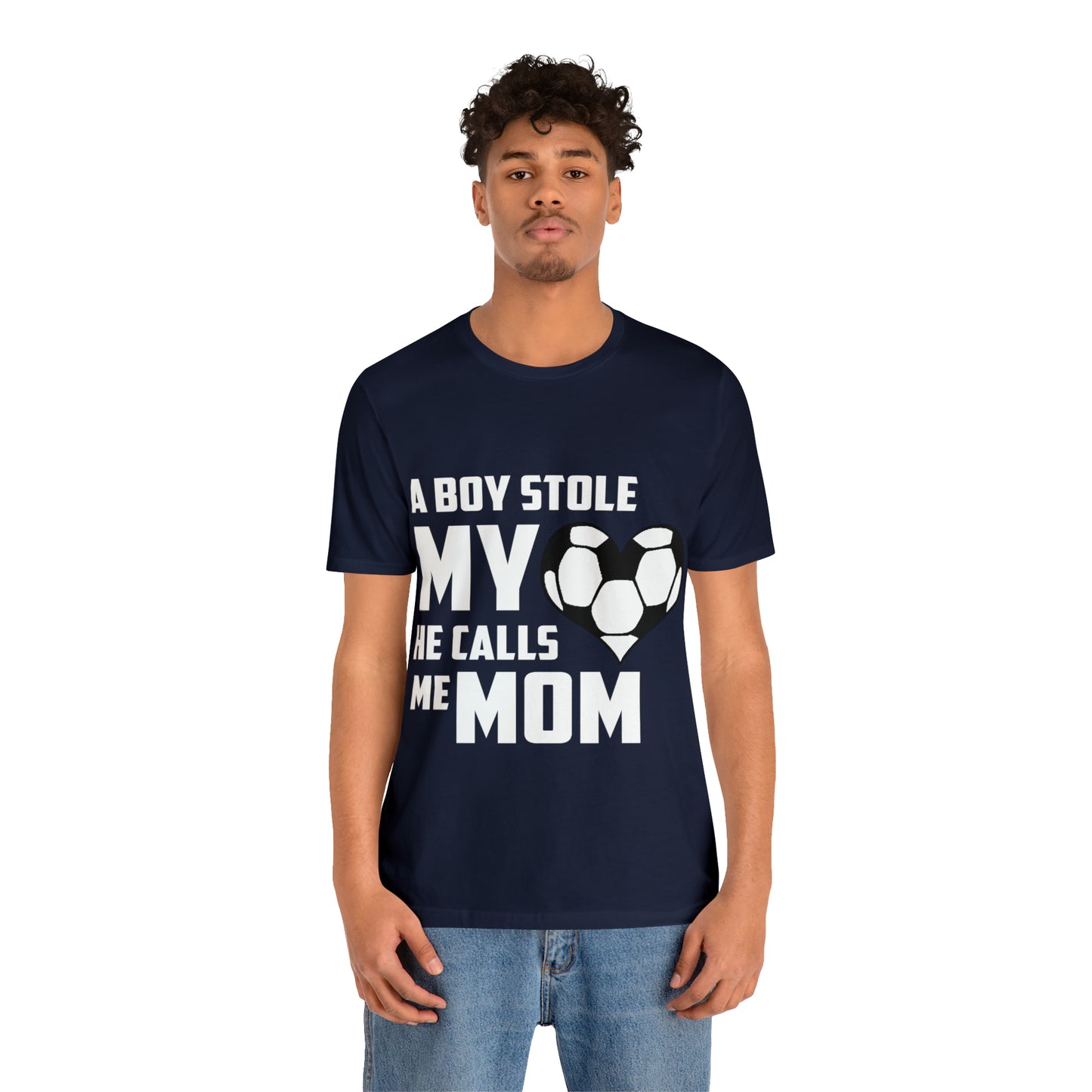 A boy stole my heart he calls me Mom T-Shirt