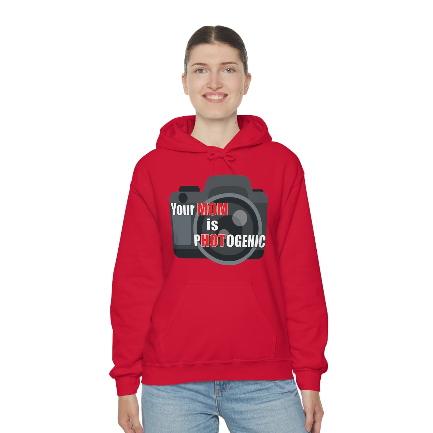 Your Mom is pHOTogenic Camera Hoodie