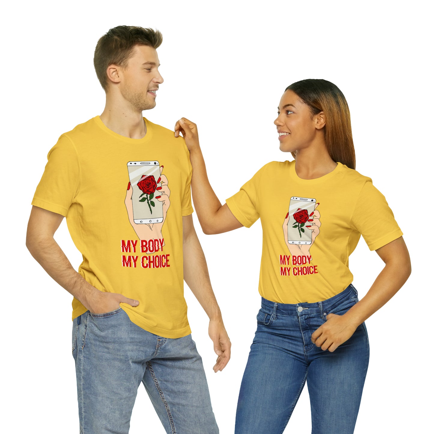 My Body is A Rose its My Choice T-Shirt