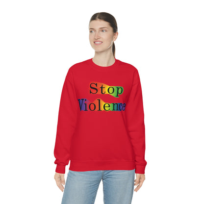 Stop Violence Crewneck Sweatshirt