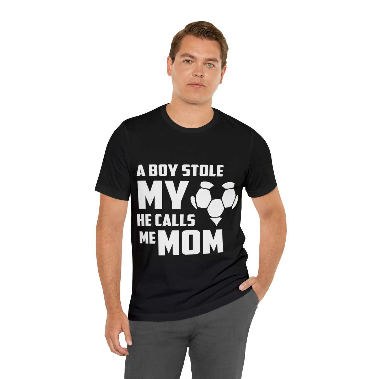 A boy stole my heart he calls me Mom T-Shirt