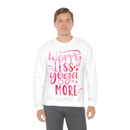 Worry Less Yoga More Crewneck Sweatshirt