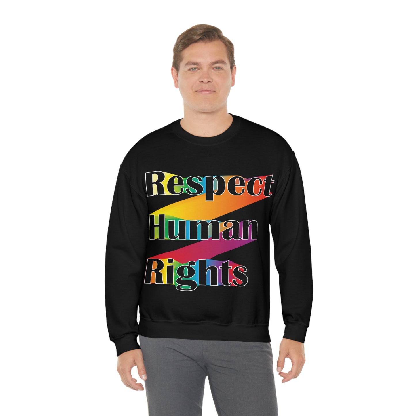 Respect Human Rights Crewneck Sweatshirt