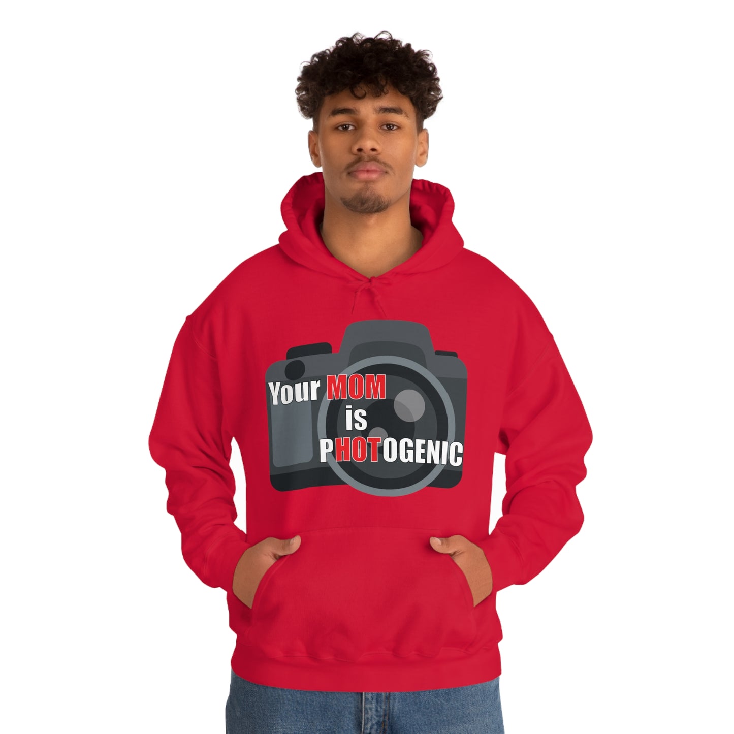 Your Mom is pHOTogenic Camera Hoodie