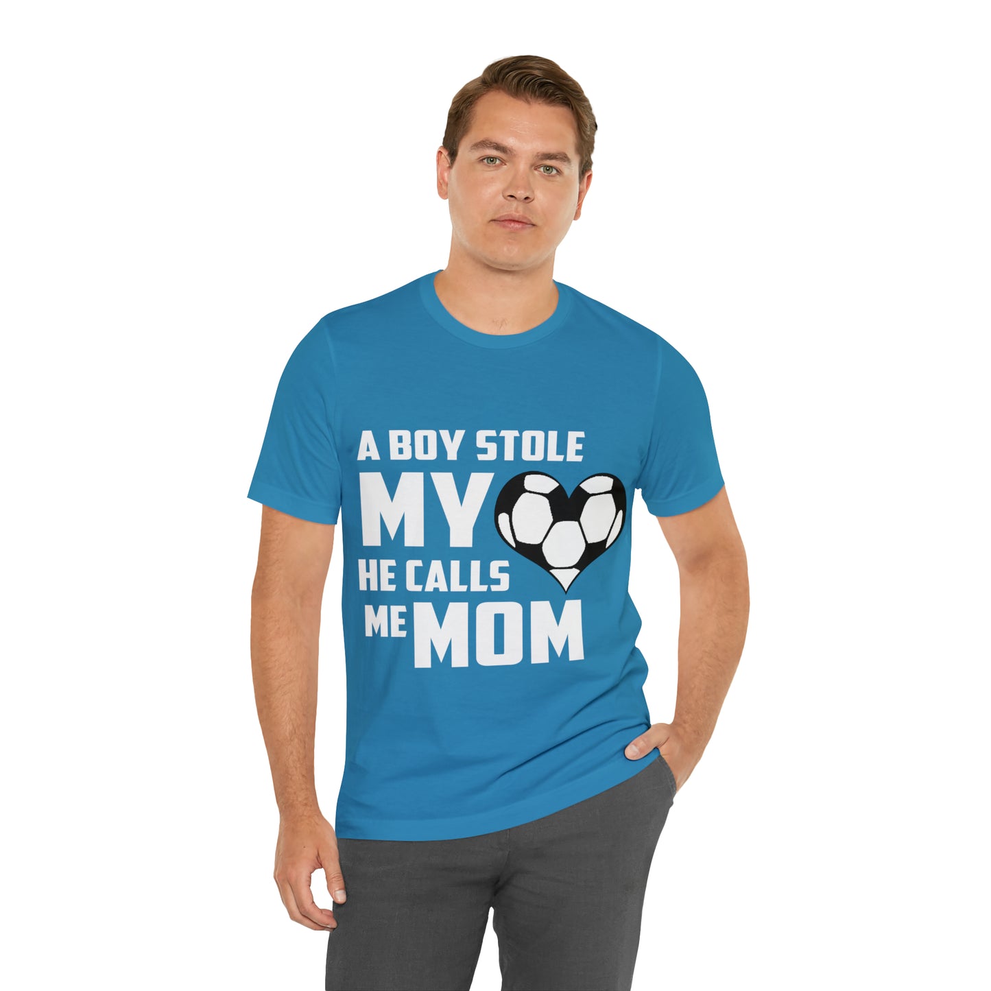 A boy stole my heart he calls me Mom T-Shirt