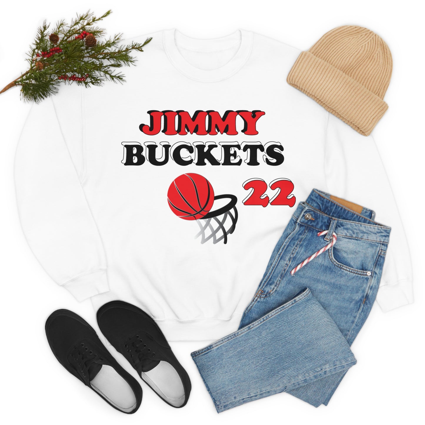 Jimmy 22 Buckets Crewneck Sweatshirt