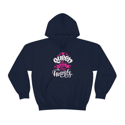 Queen of All The Hearts Hoodie