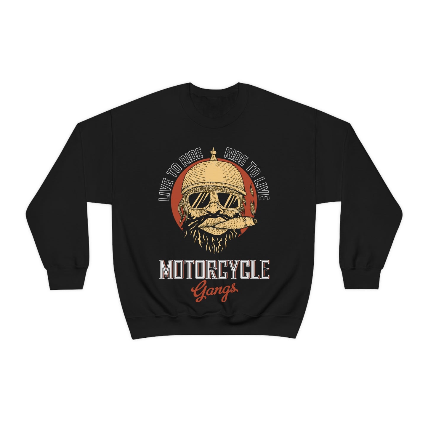 Live to Ride-Ride to Live Crewneck Sweatshirt