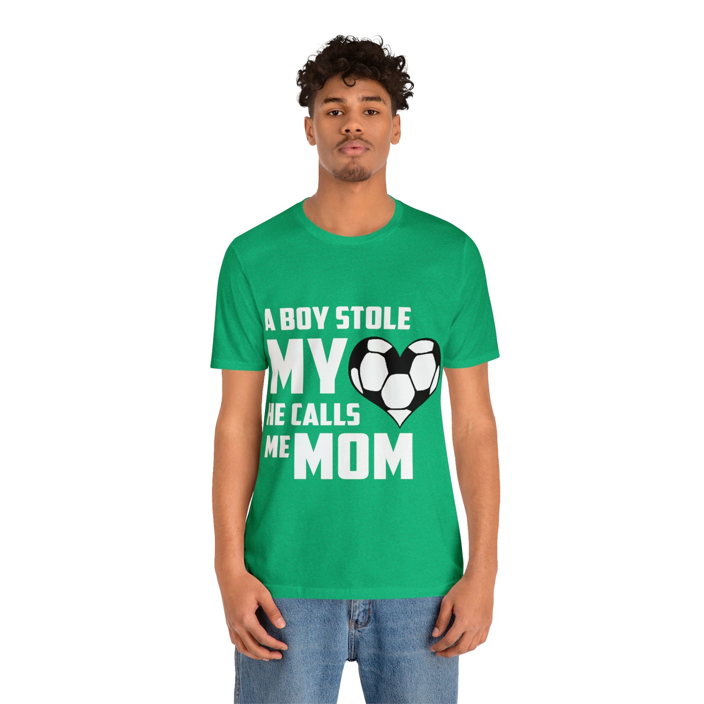 A boy stole my heart he calls me Mom T-Shirt