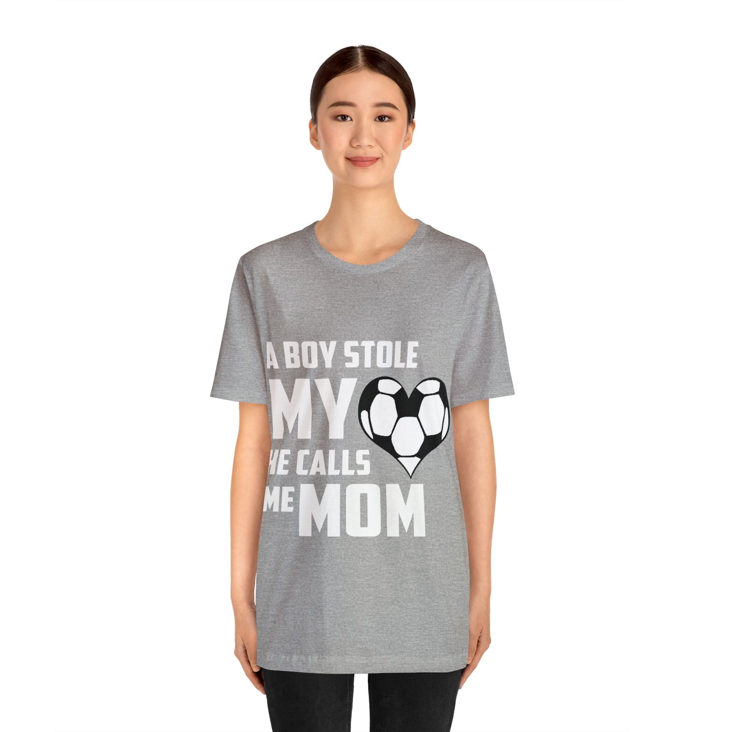 A boy stole my heart he calls me Mom T-Shirt