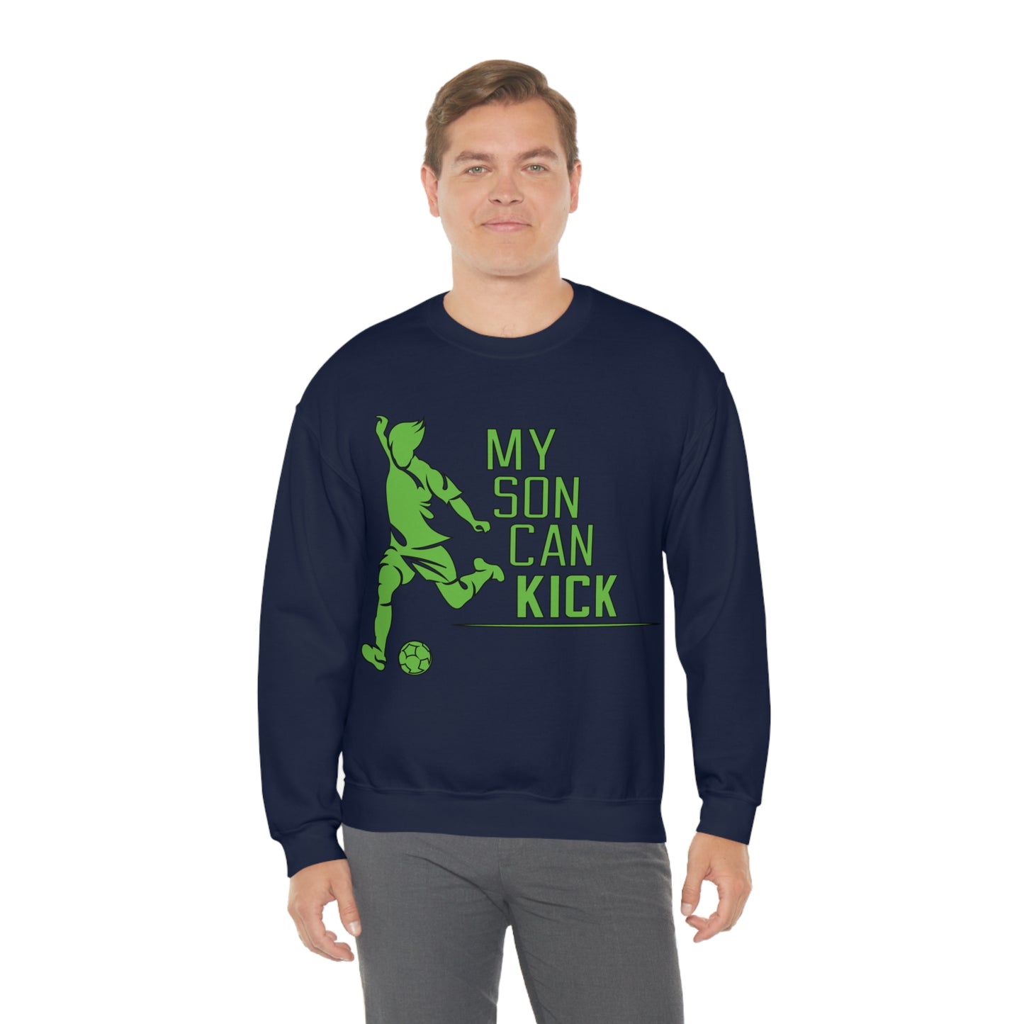 My son kick Crewneck Sweatshirt