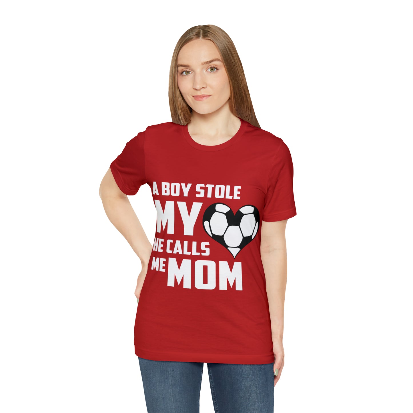 A boy stole my heart he calls me Mom T-Shirt