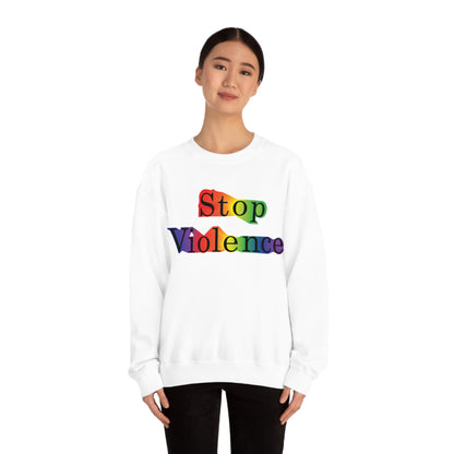 Stop Violence Crewneck Sweatshirt