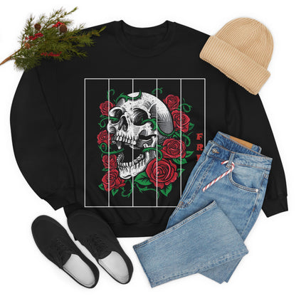 Freedom Death Roses Crewneck Sweatshirt