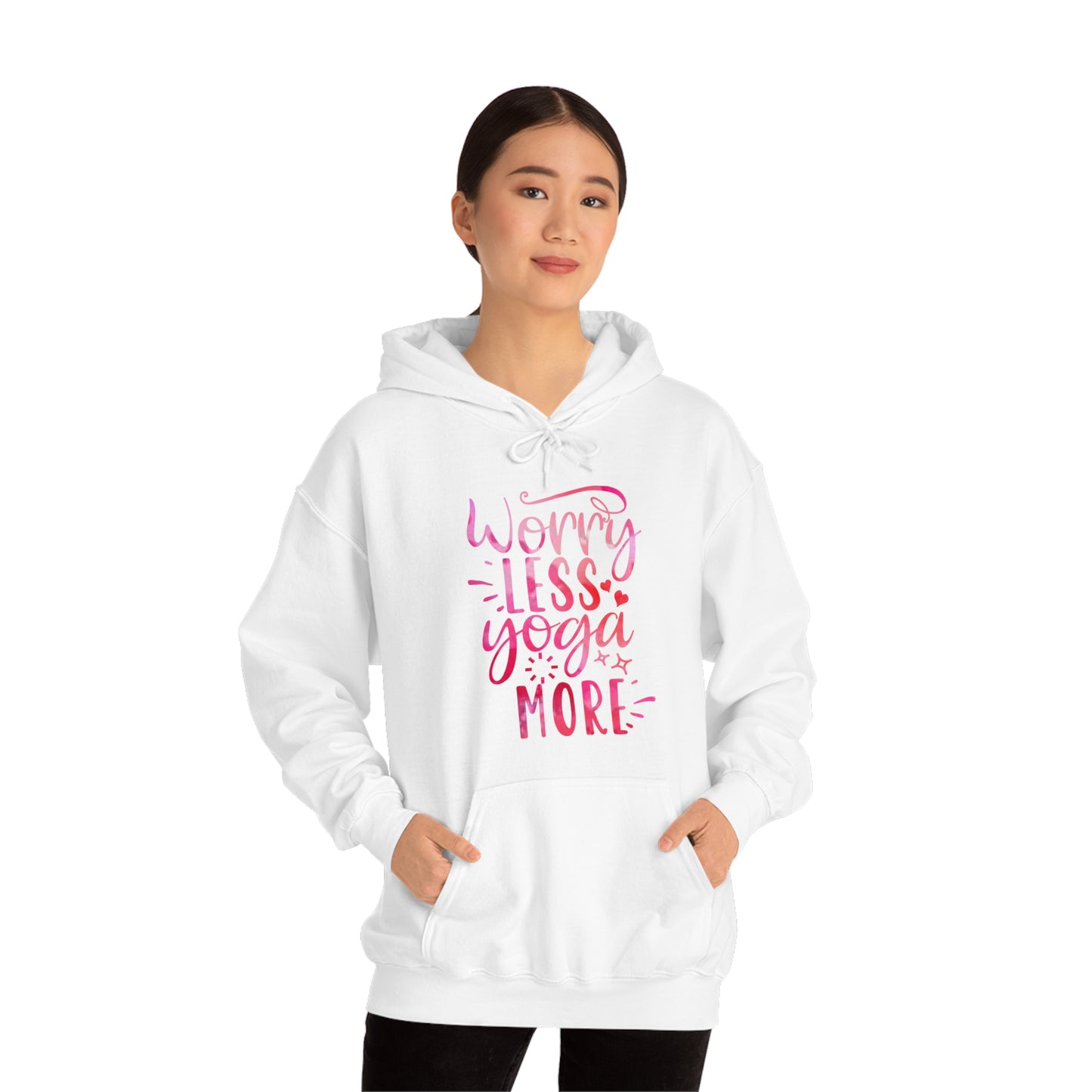 Worry Less Yoga More Hoodie