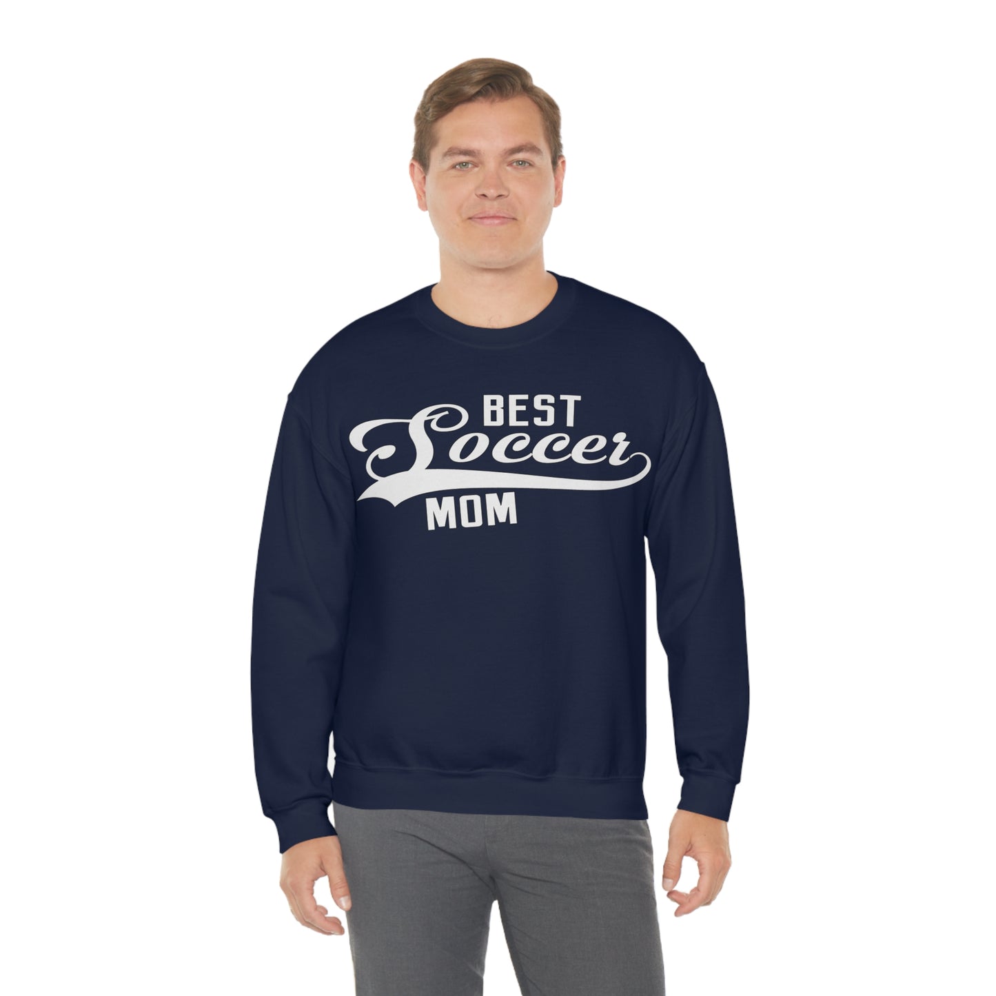 Best-soccer mom Crewneck Sweatshirt