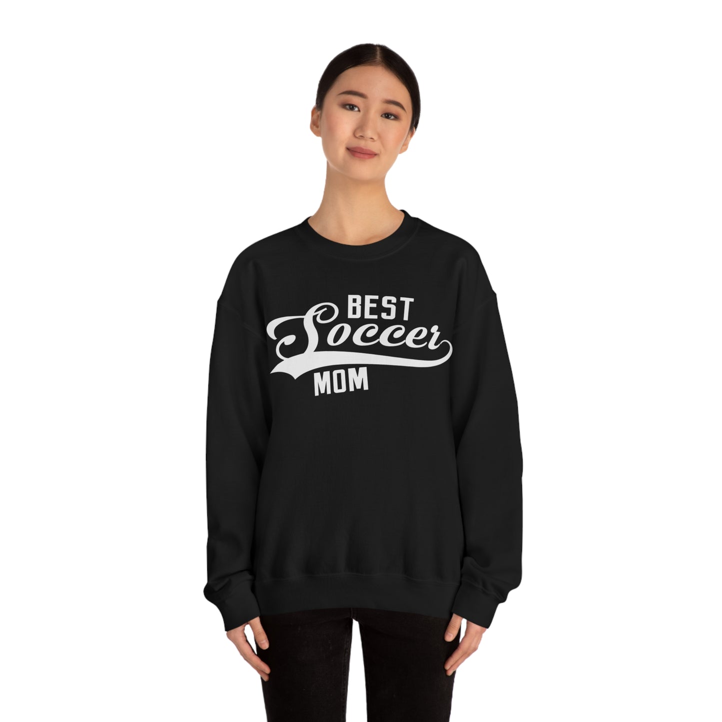 Best-soccer mom Crewneck Sweatshirt