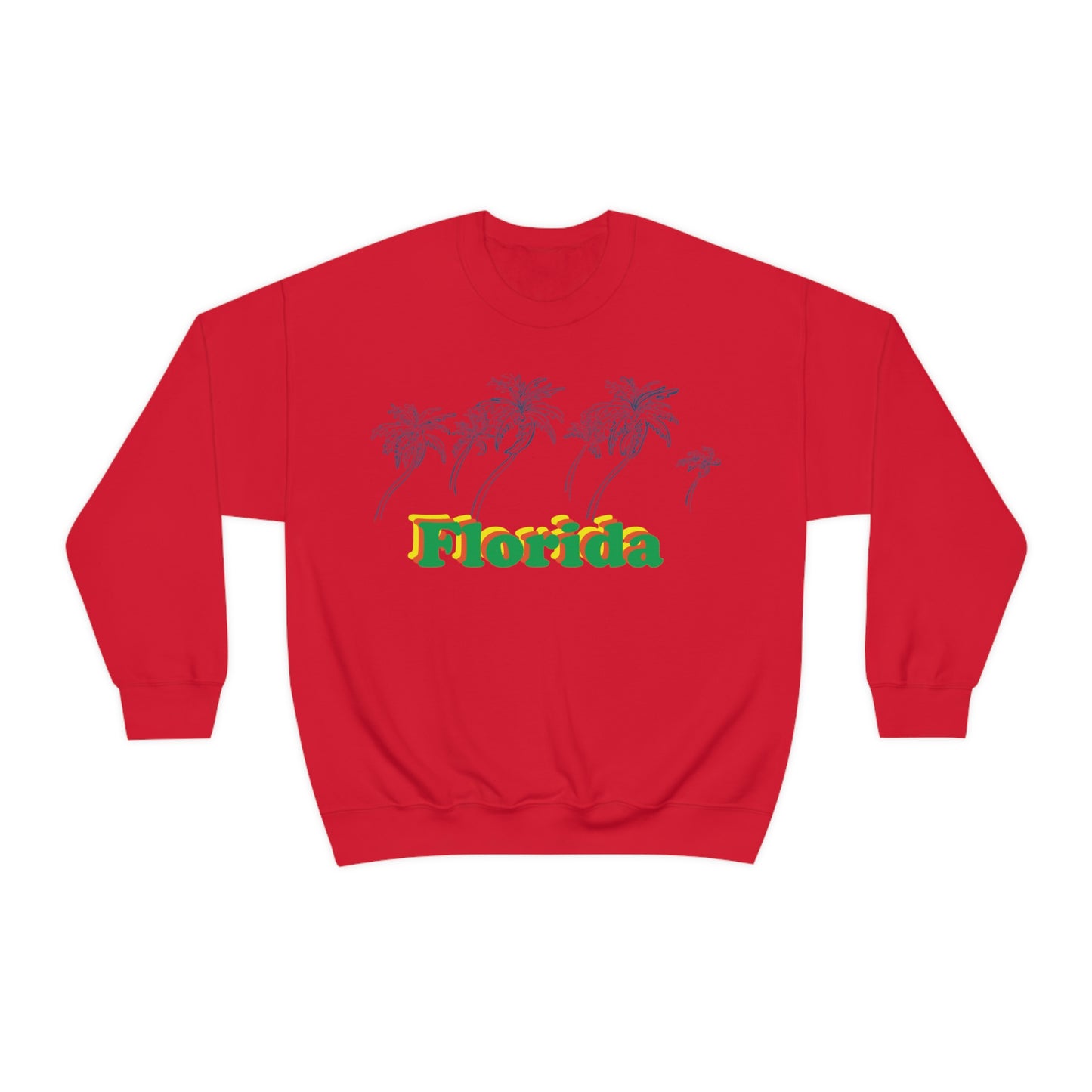 Florida Palm Tree Crewneck Sweatshirt